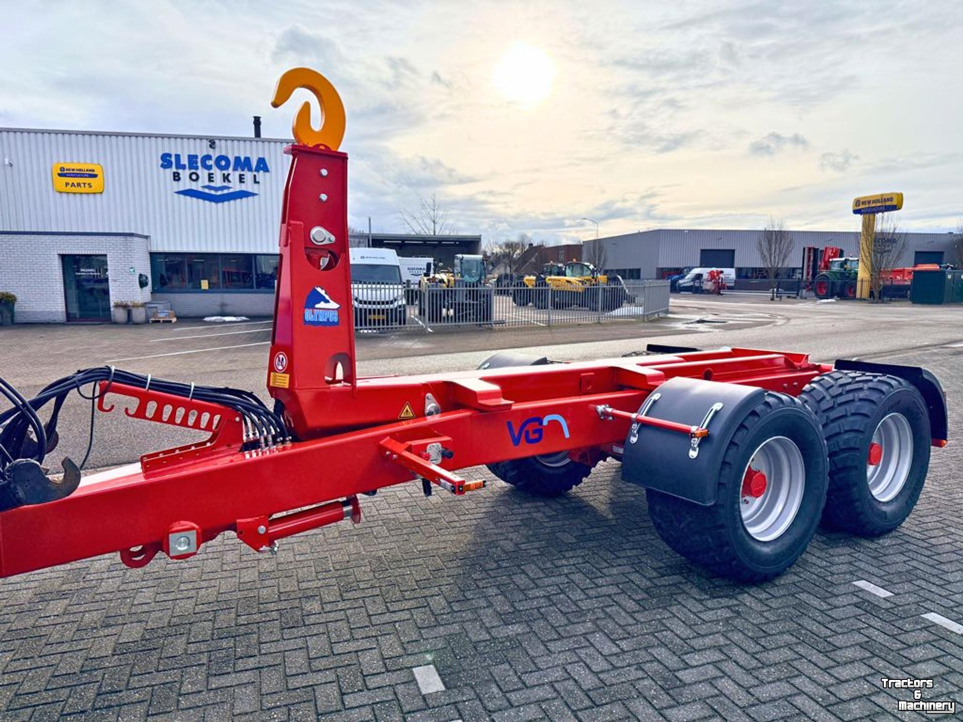 Agricultural wagon VGM Olympus 14 Container Carrier / Haakarm