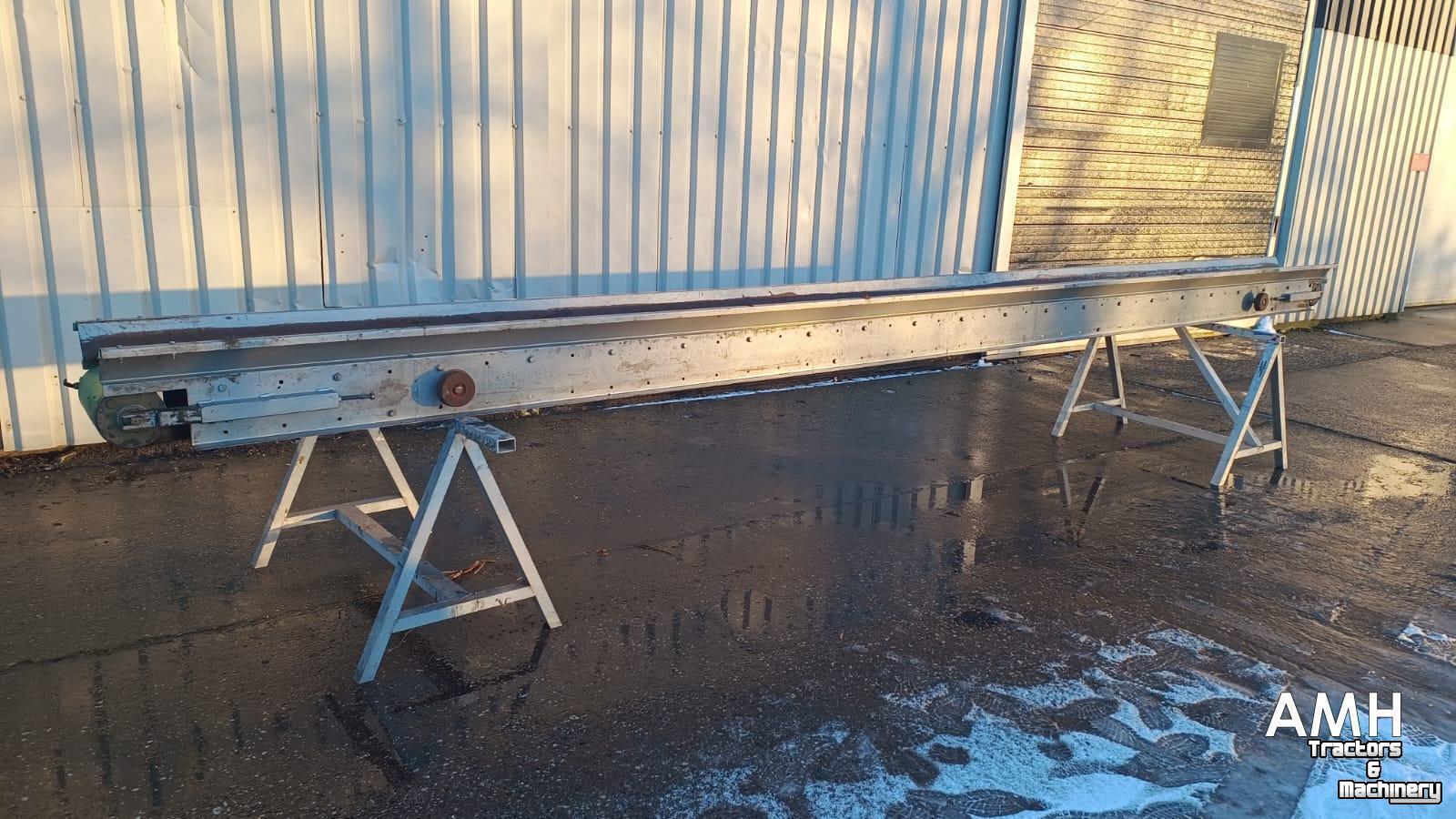 Conveyor  onbekend / unknown 6680 X 300 TRANSPORTBAND VLAKKE BAND FLAT BELT CONVEYOR BELT FLACHBAND FÖRDERBAND