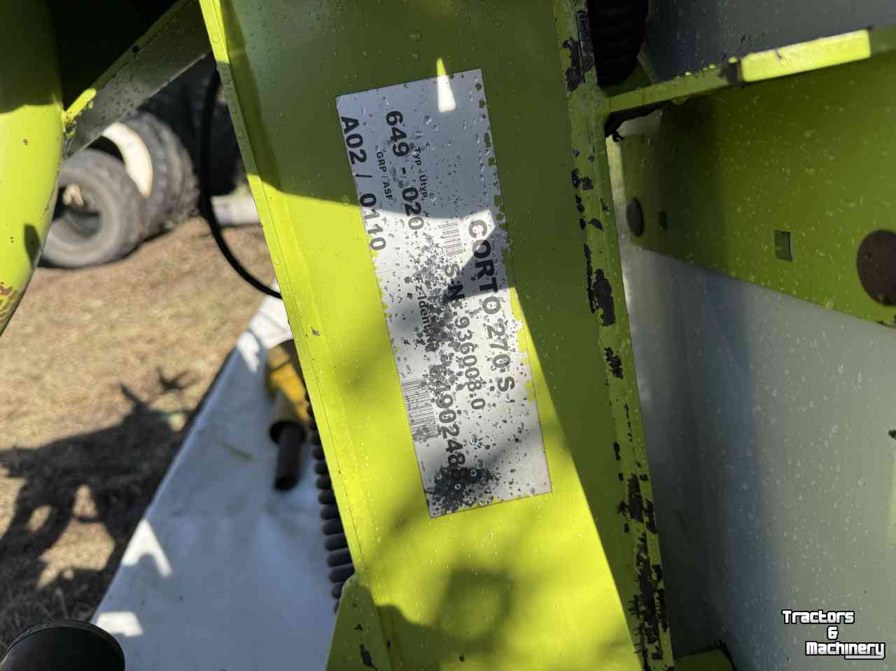Mower Claas Claas Corto 270