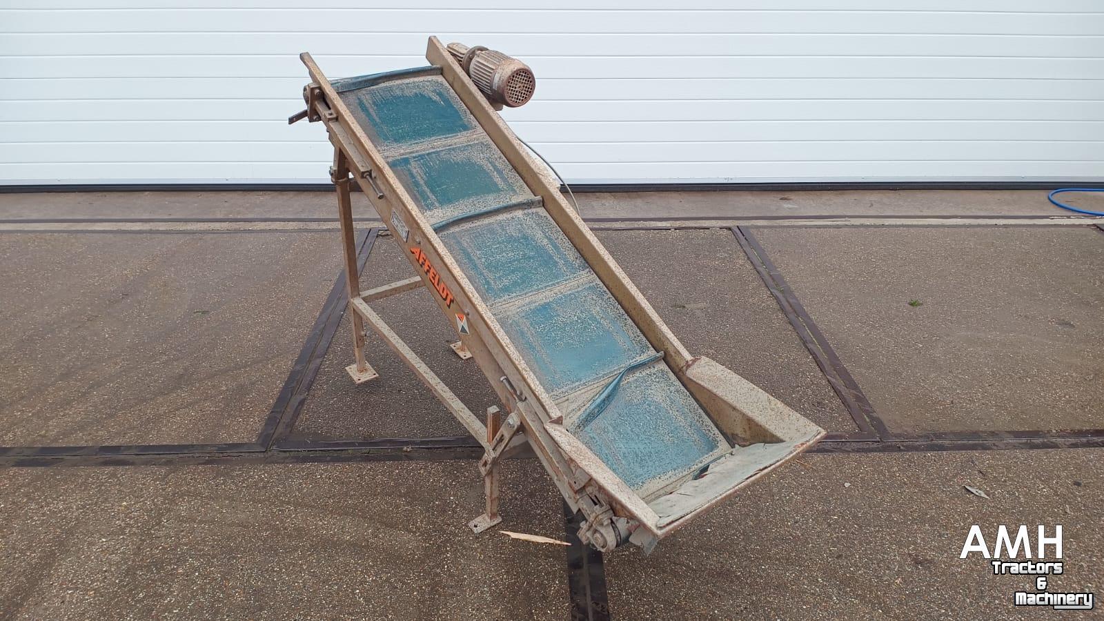 Elevator conveyor Affeldt Opvoerband 1600X400 OPVOERBAND ELEVATORBAND ELEVATOR BELT FÖRDERBAND STEIGBAND