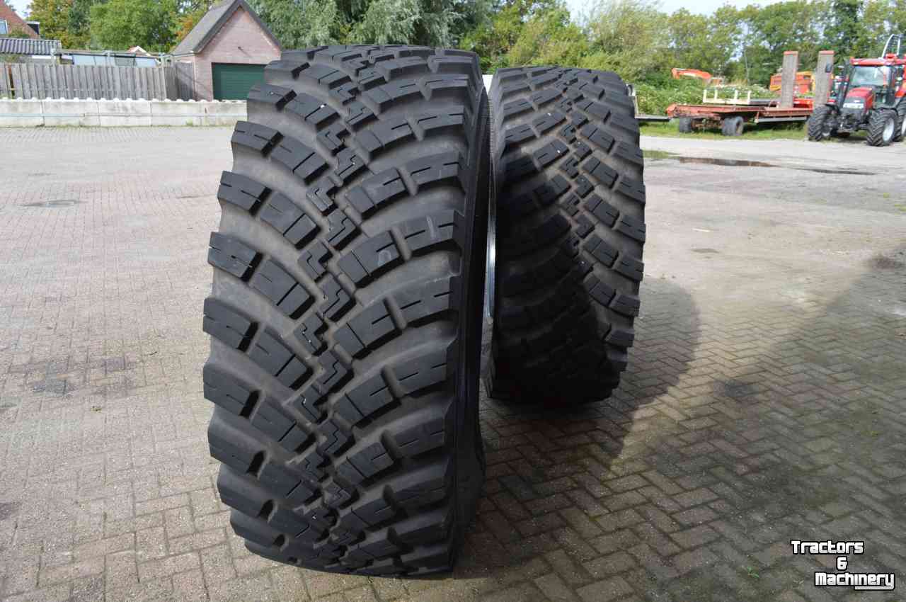 Wheels, Tyres, Rims & Dual spacers BKT ridemax 697 710/70r38 90%