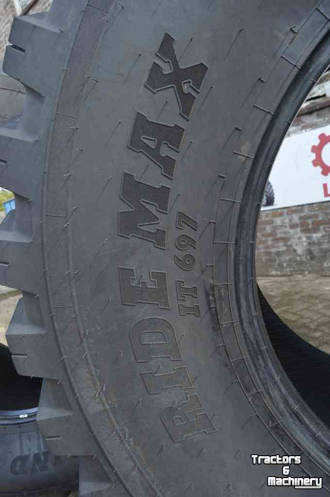 Wheels, Tyres, Rims & Dual spacers BKT ridemax 697 710/70r38 90%