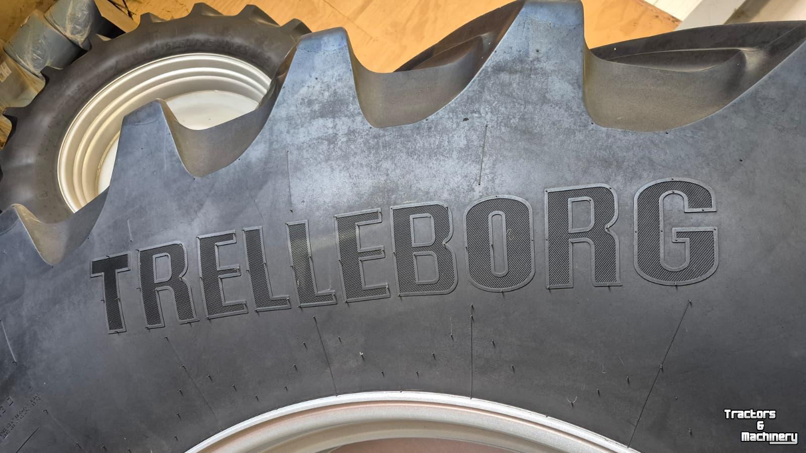 Wheels, Tyres, Rims & Dual spacers  Trelleborg 750/70R44 + 650/60R38