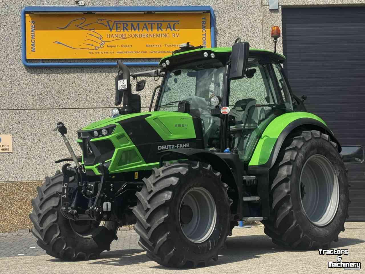 Tractor Deutz-Fahr Agrotron 6150-4 TTV vario Fronthef Stage V  Lucht Hydr rem vol GPS 40/50km