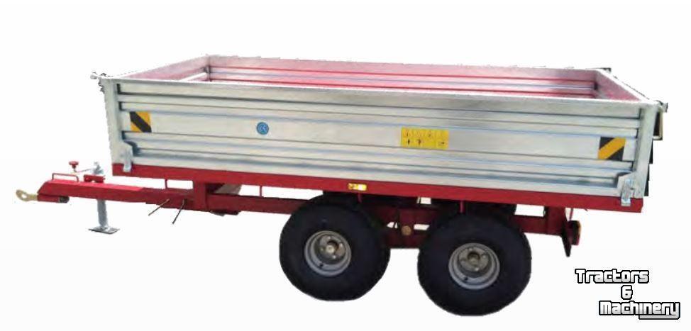 Dumptrailer Boxer Kipper 1,5 tot 5 ton