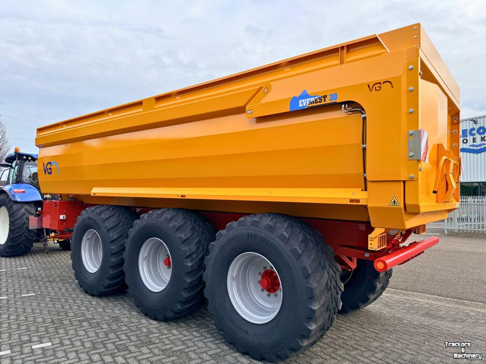 Dumptrailer VGM Everest 30 Landbouwkipper