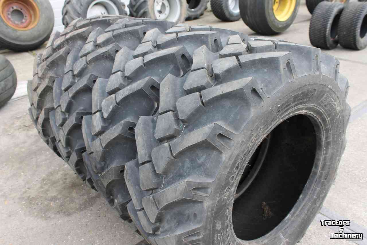 Wheels, Tyres, Rims & Dual spacers BKT 10.0/75-15.3 MP567 10 ply MPT/Unimog shovelband wagenband nieuw