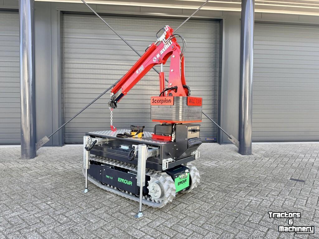 Excavator tracks  Emovr TRC1.5 Hydraulische-kraan 1000Kg - 1M