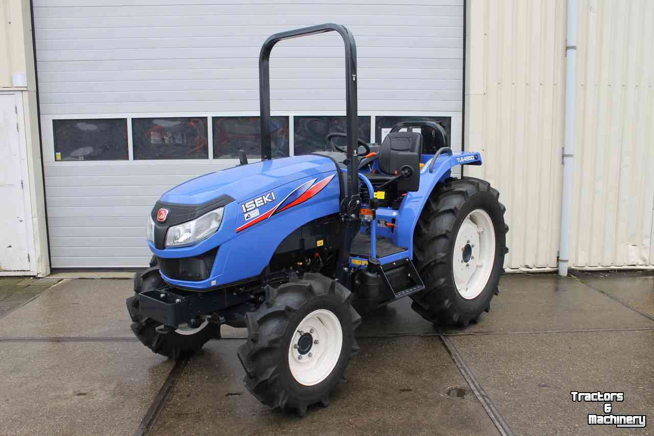 Horticultural Tractors Iseki TLE4550 mechanisch handgeschakelde compacttrekker tuinbouwtractor trekkerbanden