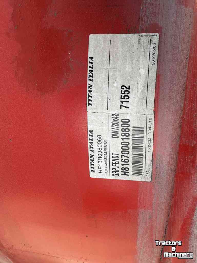 Wheels, Tyres, Rims & Dual spacers Fendt 20x42 10 gaats velgen