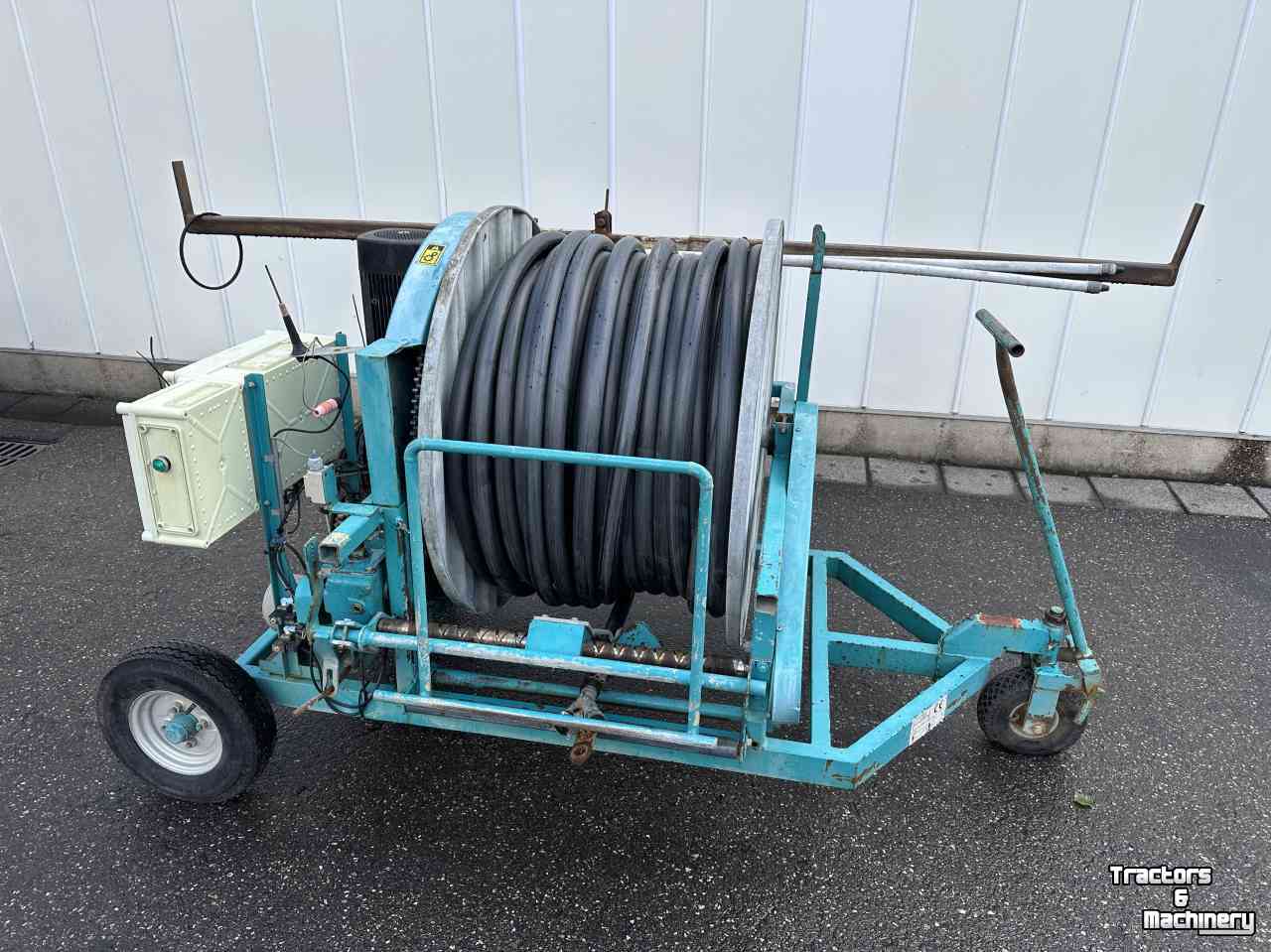 Hose-reel / Hose drum Irriland Irriland 100/40/110 slangenhaspel gegalvaniseerd, 110 meter x 40 mm ø, met afstandsbediening