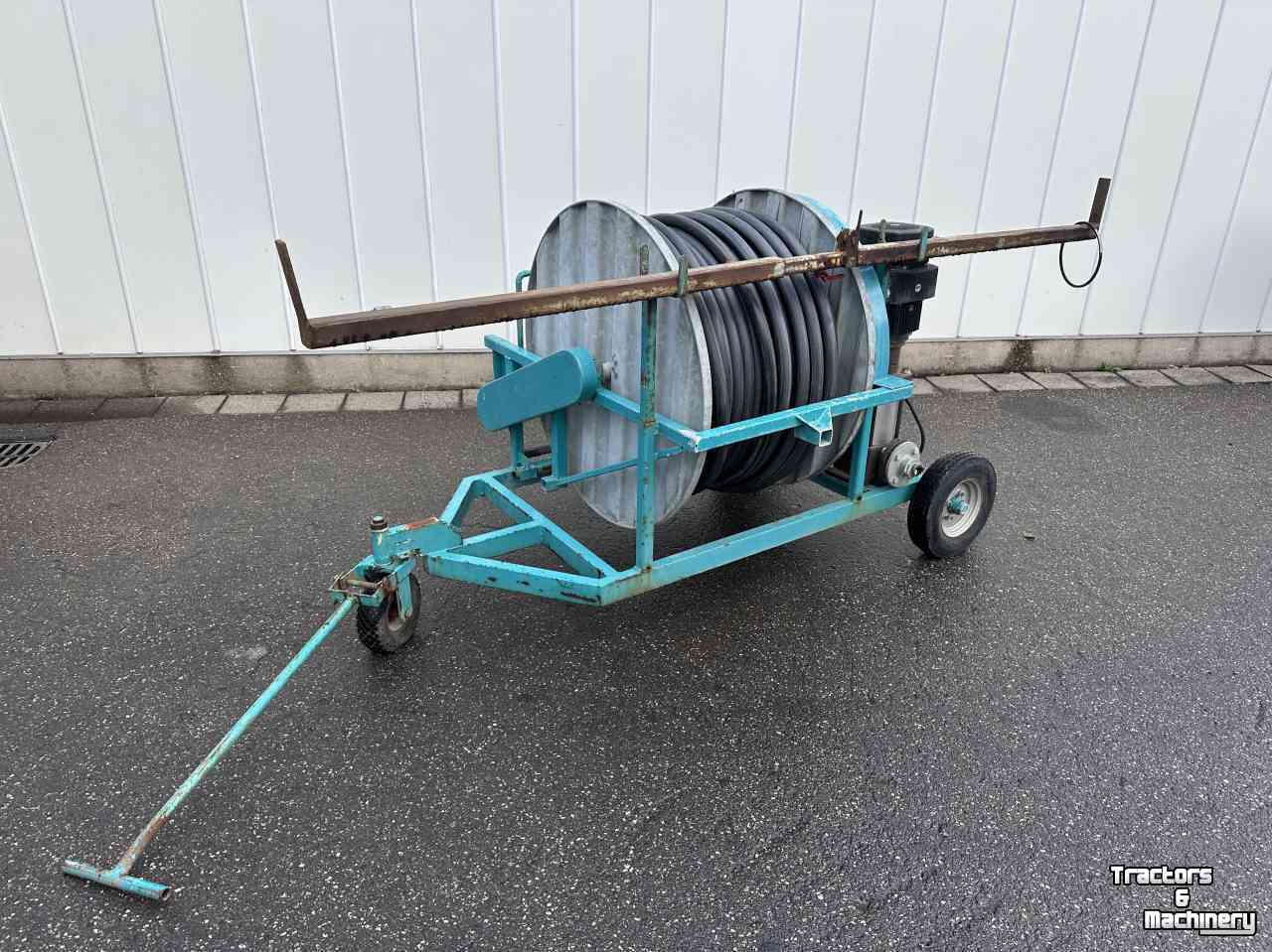 Hose-reel / Hose drum Irriland Irriland 100/40/110 slangenhaspel gegalvaniseerd, 110 meter x 40 mm ø, met afstandsbediening