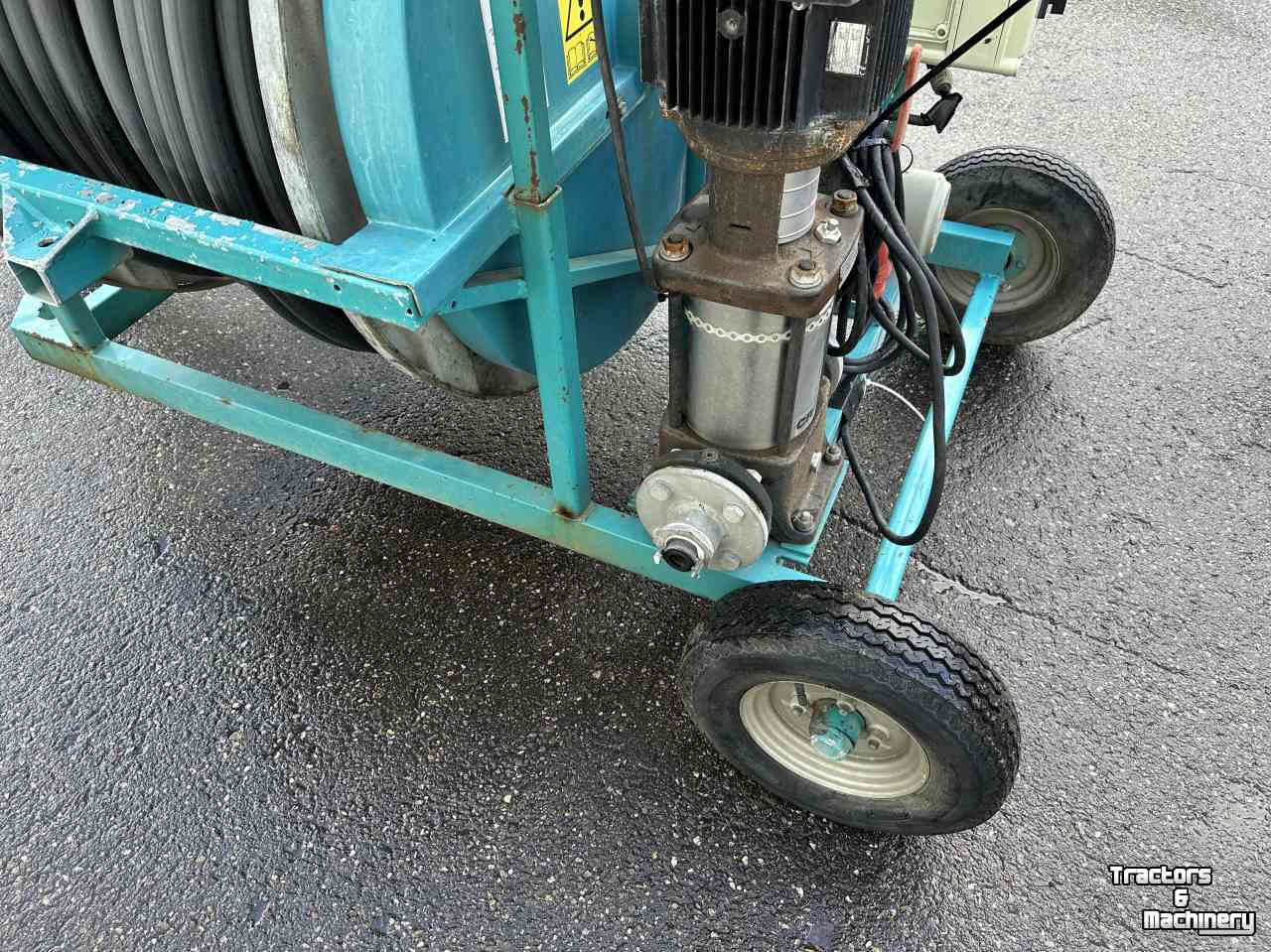 Hose-reel / Hose drum Irriland Irriland 100/40/110 slangenhaspel gegalvaniseerd, 110 meter x 40 mm ø, met afstandsbediening