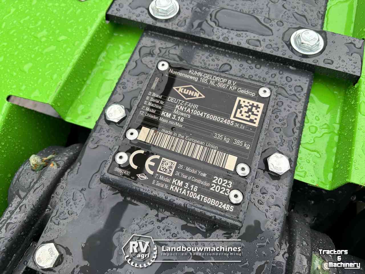 Mower Deutz-Fahr KM 3.16
