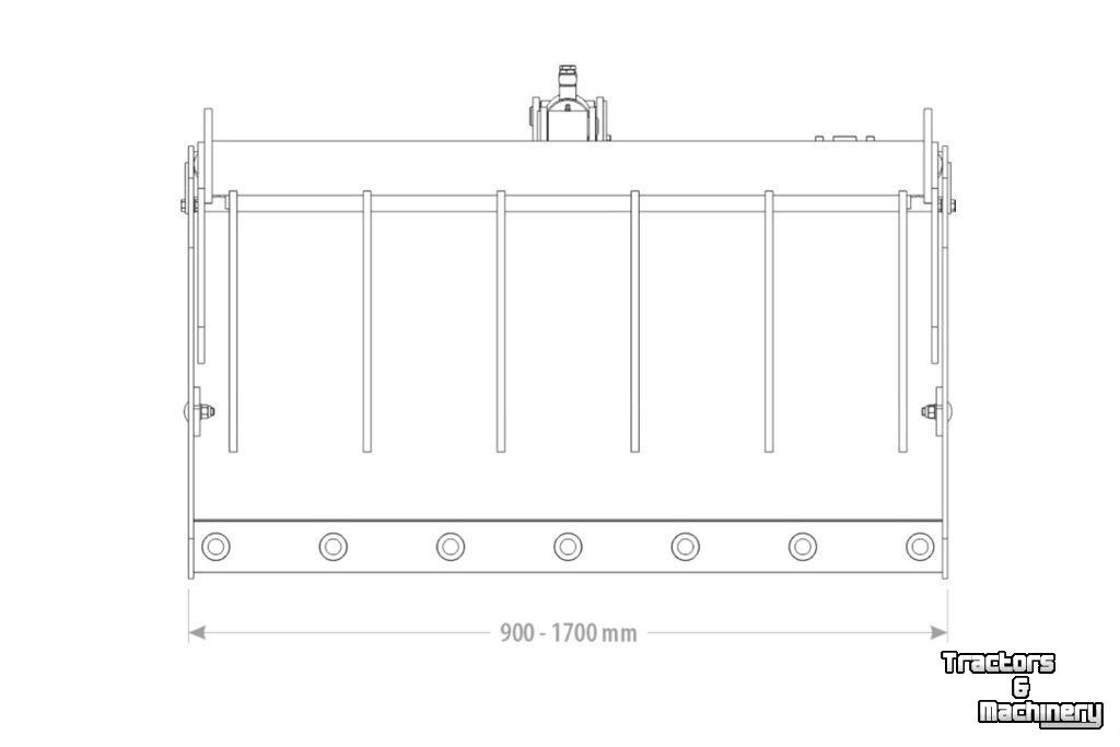 Manure Grabs Qmac MESTKLEM 1.20M COMPACT 1 CIL