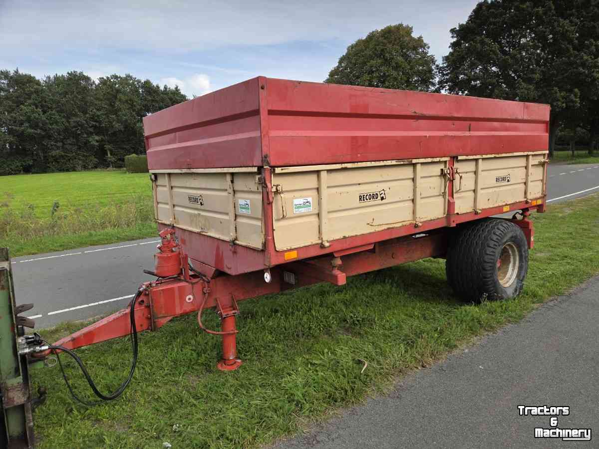 Dumptrailer Record Record SP 60 3 zijdige kipper 6 ton