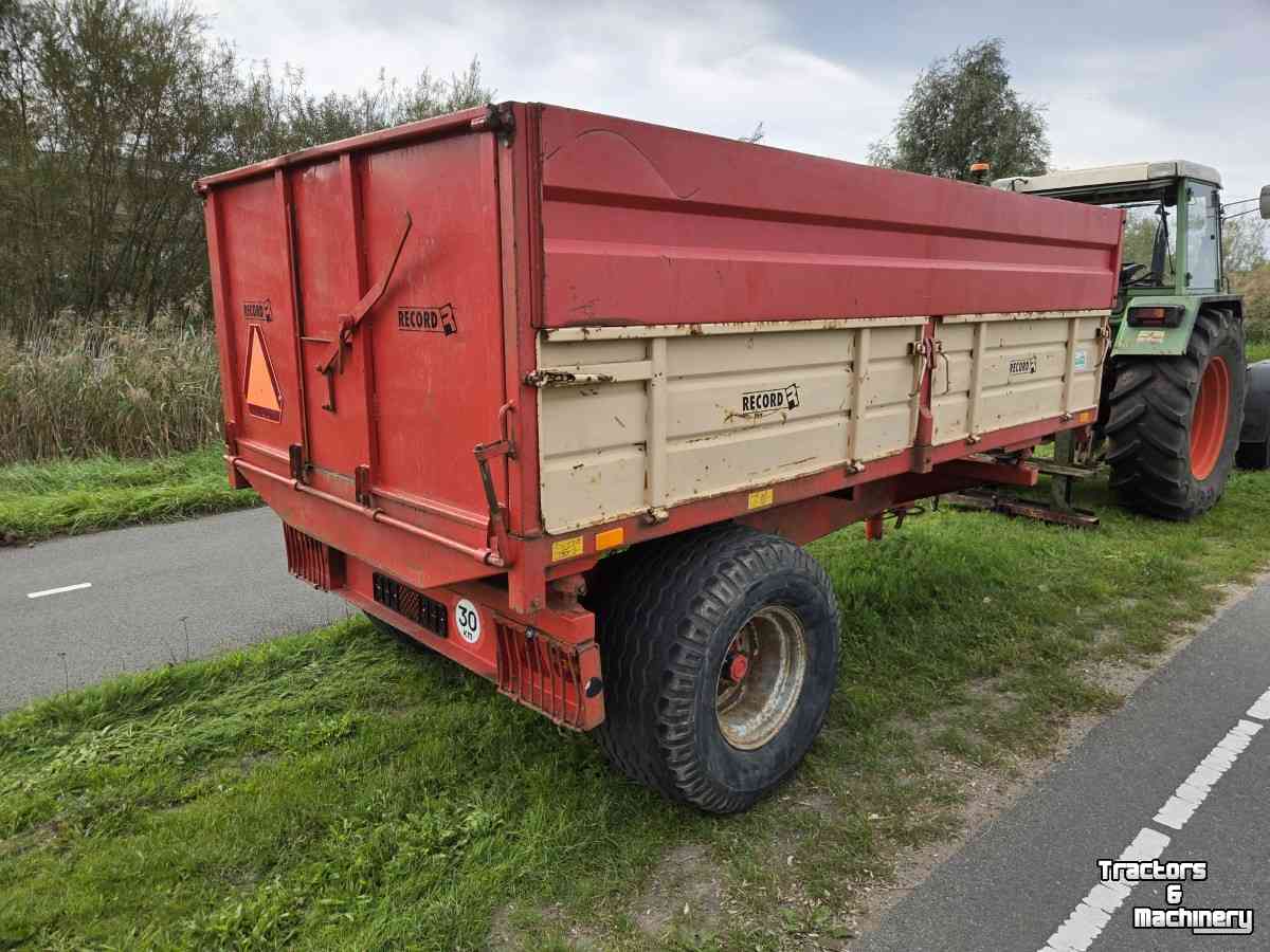 Dumptrailer Record Record SP 60 3 zijdige kipper 6 ton