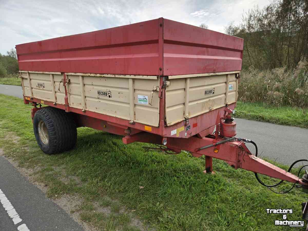 Dumptrailer Record Record SP 60 3 zijdige kipper 6 ton