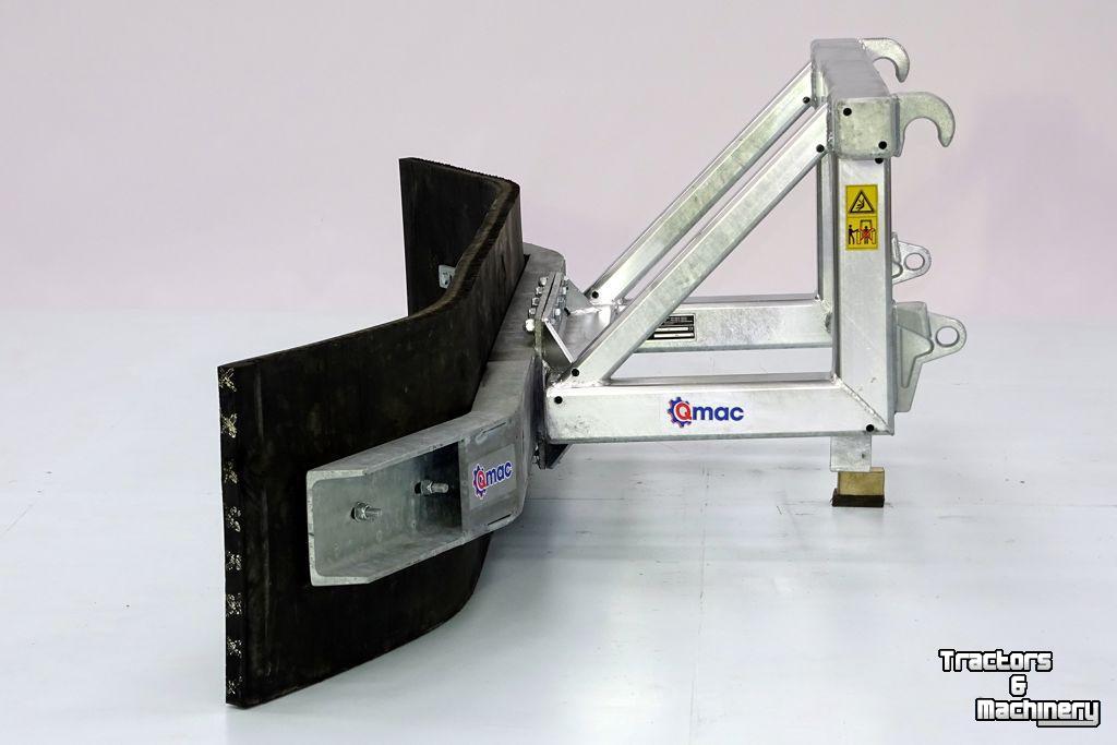 Rubber yard scraper Qmac 300 SCHUIF VAST EURO