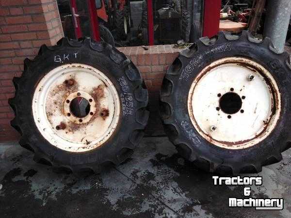 Wheels, Tyres, Rims & Dual spacers BKT 280x24 Smalspoorwielen