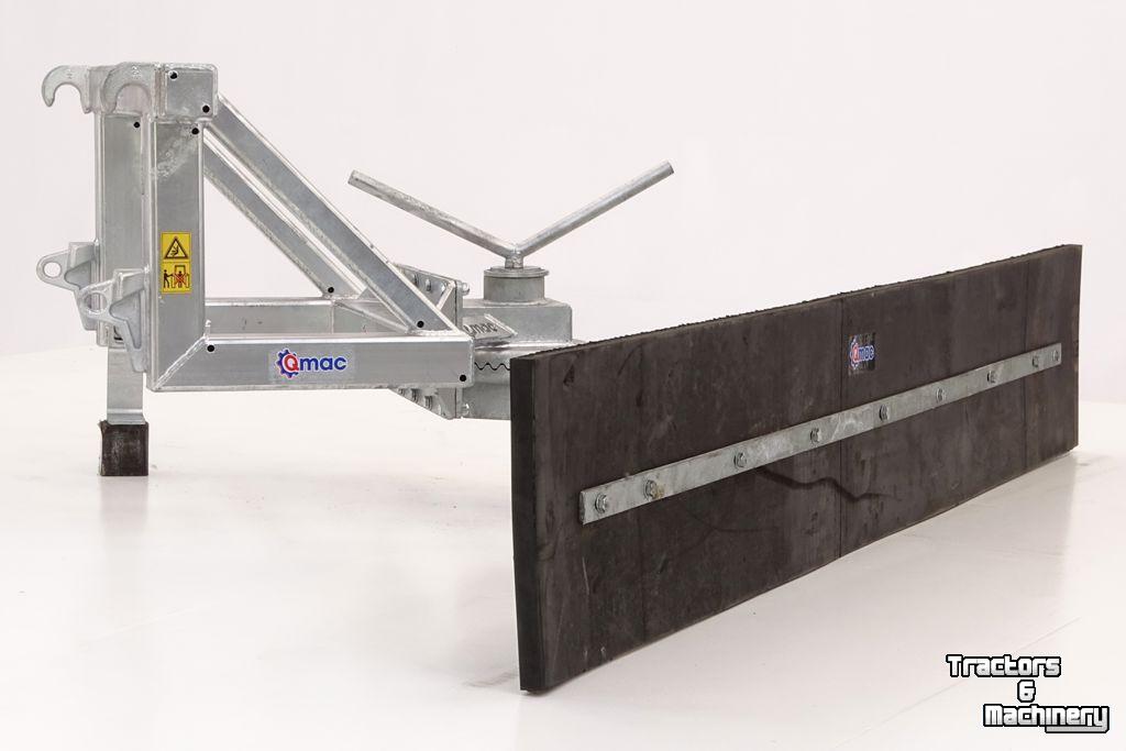 Rubber yard scraper Qmac 270 MECH SCHUIN EURO