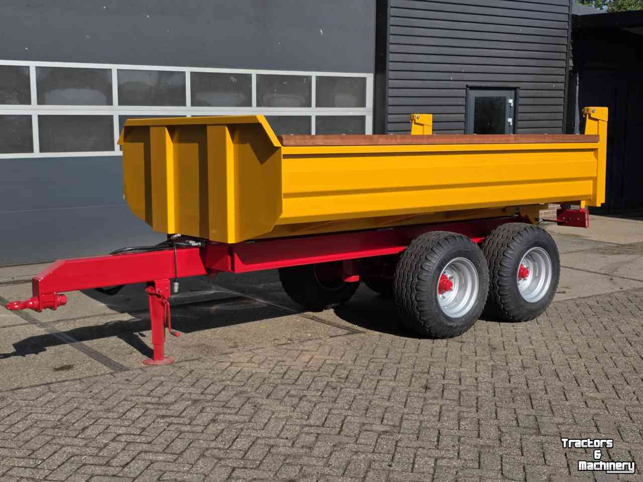 Dumptrailer Jako 8 tons kipper kieper bakkenwagen