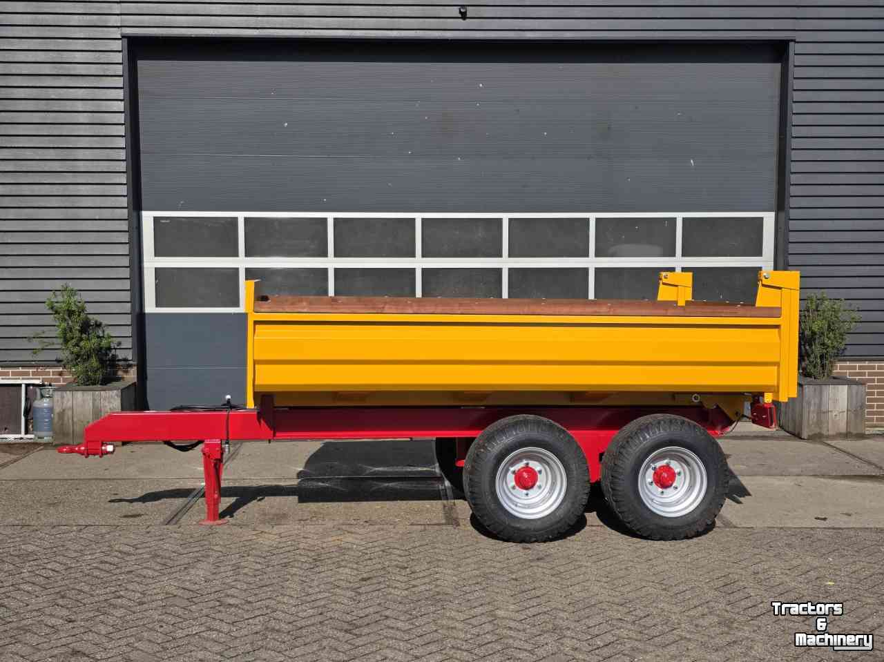 Dumptrailer Jako 8 tons kipper kieper bakkenwagen