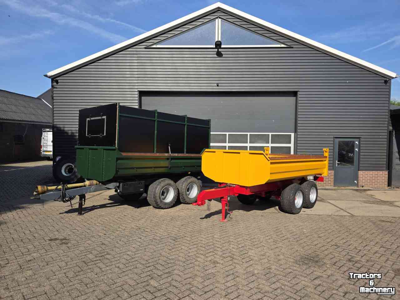 Dumptrailer Jako 8 tons kipper kieper bakkenwagen