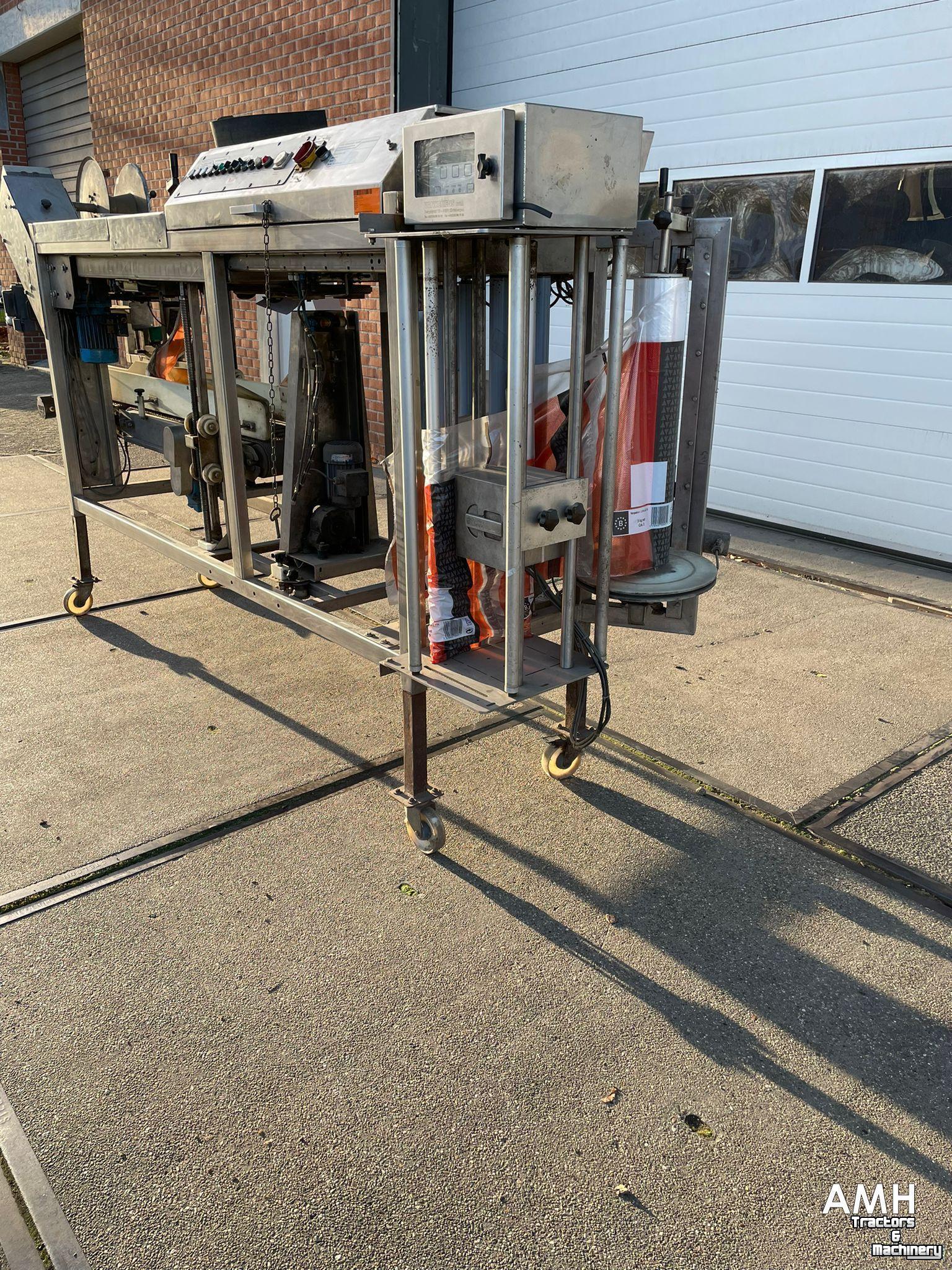 Other conveying equipment and accessories  Folieverpakker met clipper 3600X1000 Gillenkirch folie rol verpakkingsmachine verpakker PE verpackungsmachine