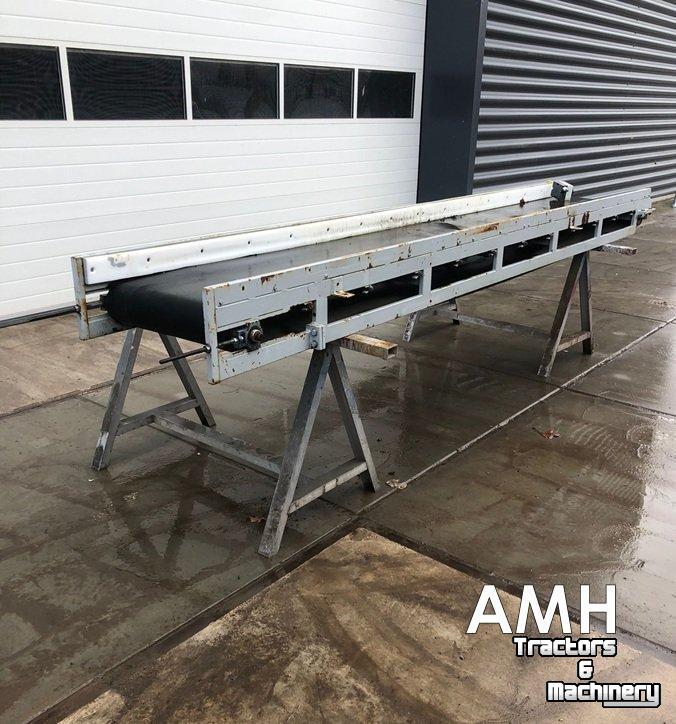Conveyor  3800X580 TRANSPORTBAND VLAKKE BAND FLAT BELT CONVEYOR BELT FLACHBAND FÖRDERBAND