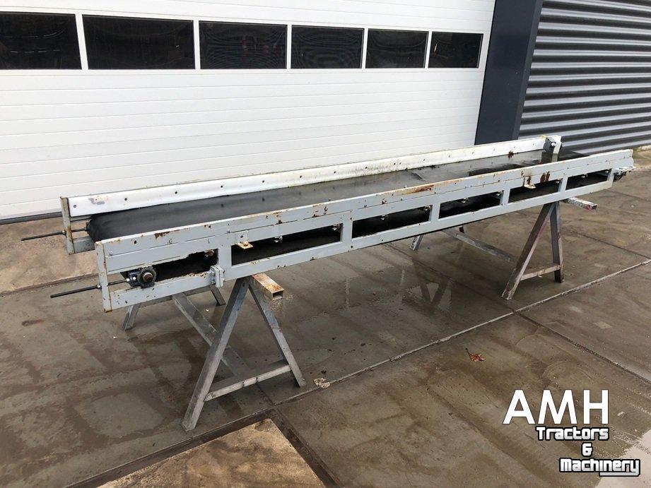Conveyor  3800X580 TRANSPORTBAND VLAKKE BAND FLAT BELT CONVEYOR BELT FLACHBAND FÖRDERBAND