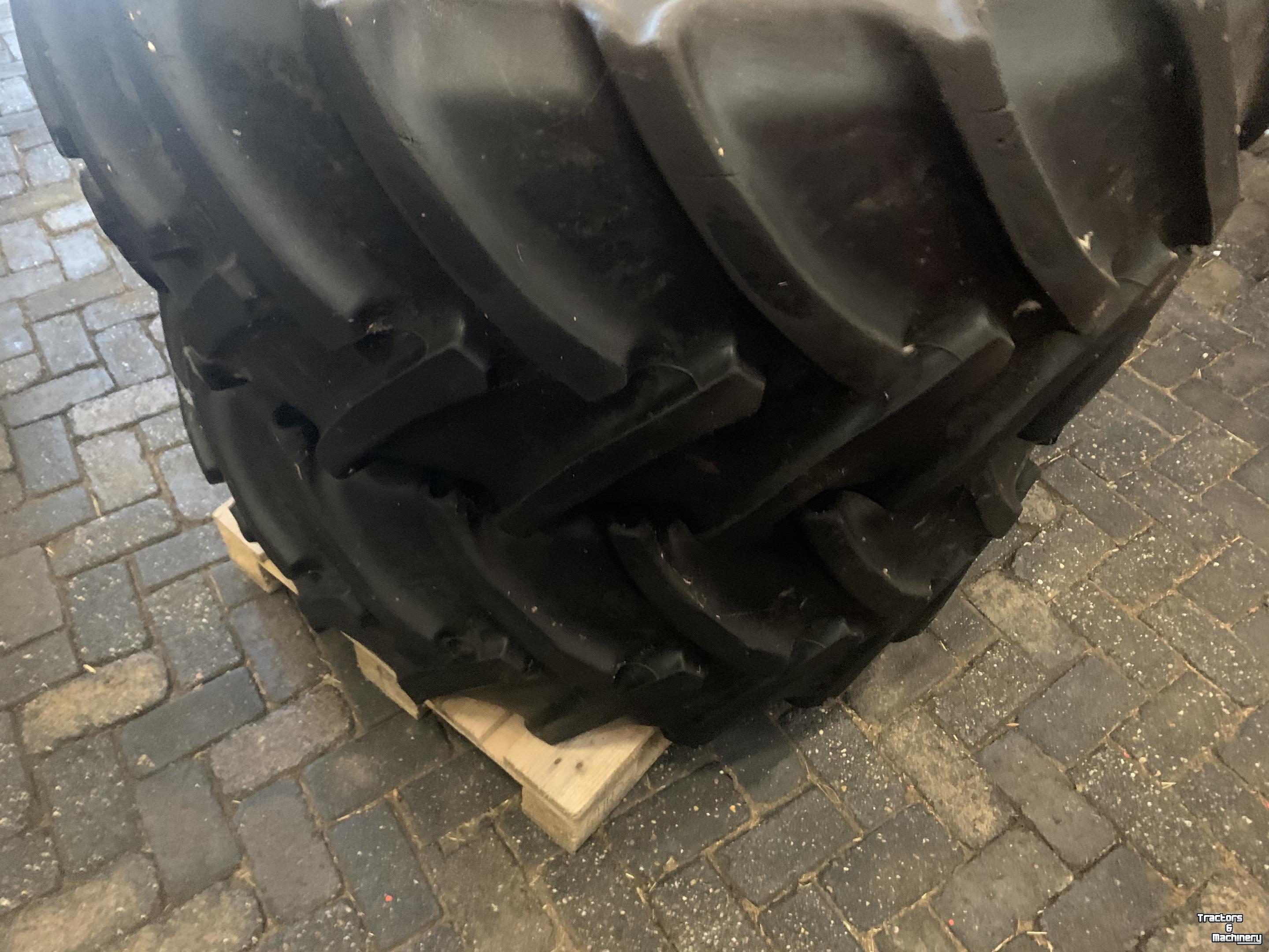 Wheels, Tyres, Rims & Dual spacers Continental 540/65R28 op Fendt velg