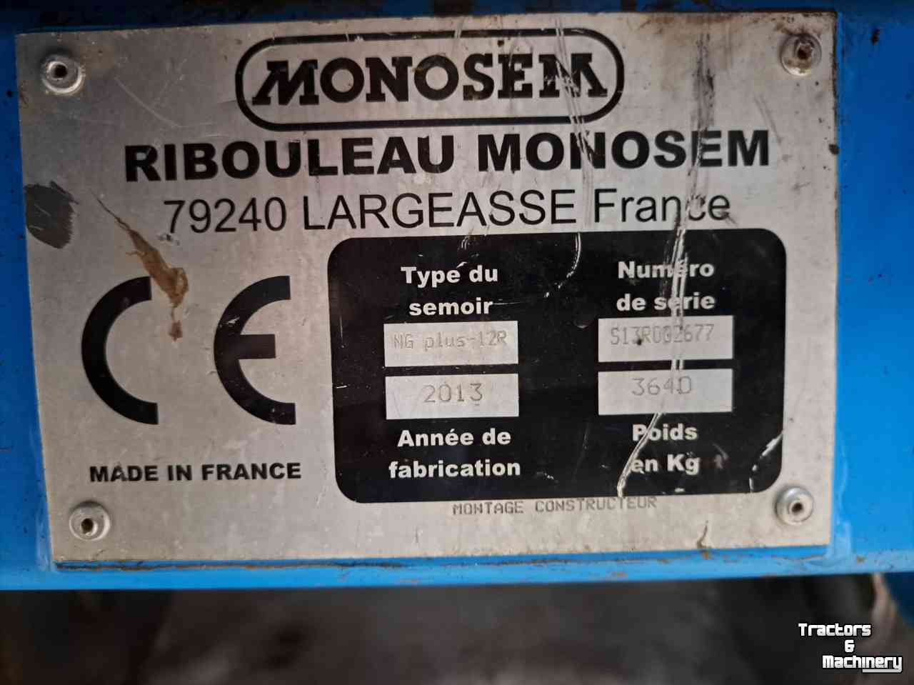 Seed drill Monosem Maïszaaimachine NG4 Plus 12 rijen