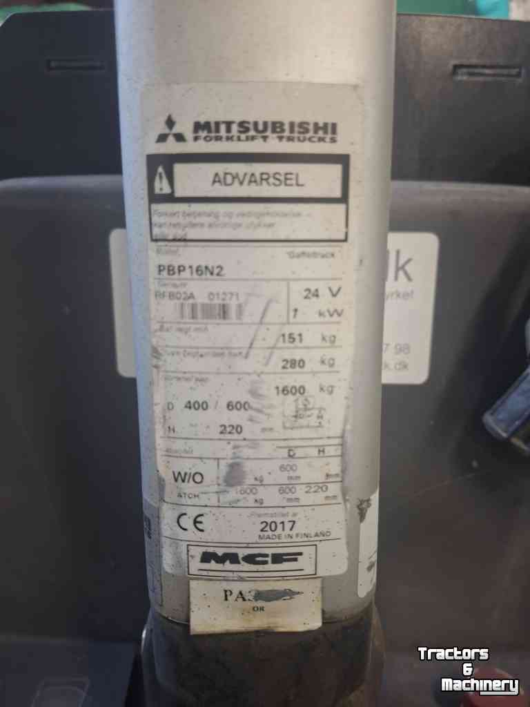 Electrical pallettruck Mitsubishi PBP16N2