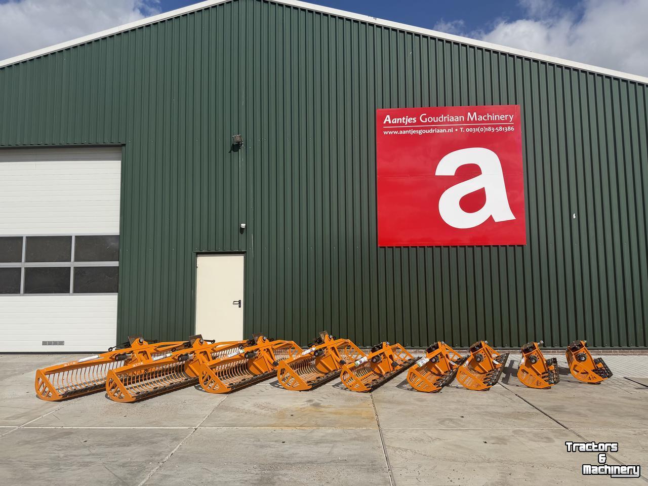 Mowing bucket Landreus Maaikorven van klein tot groot