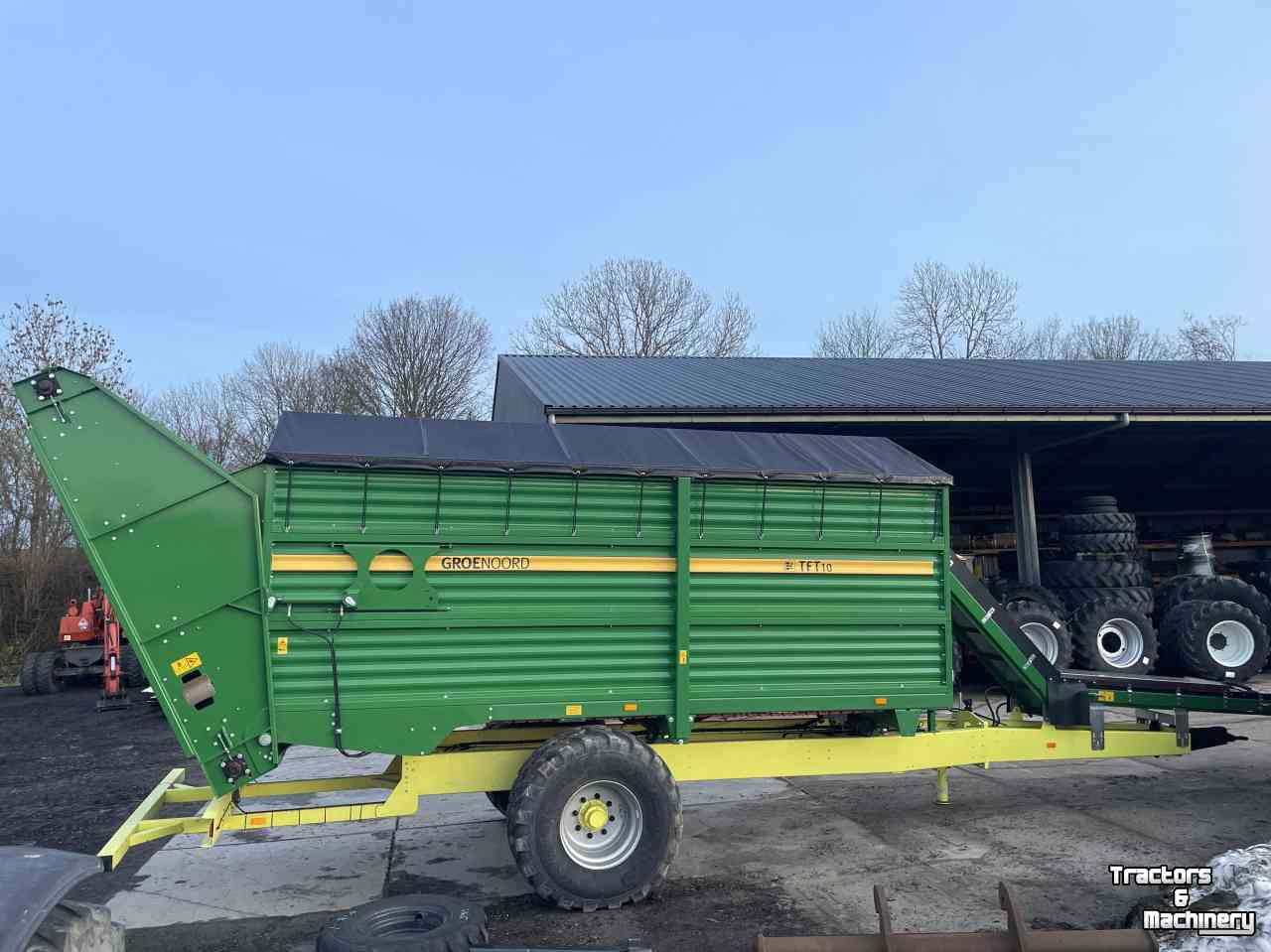 Elevated dumptrailer Schuitemaker Groenoord overlaad wagen   Nieuw ongebruikt