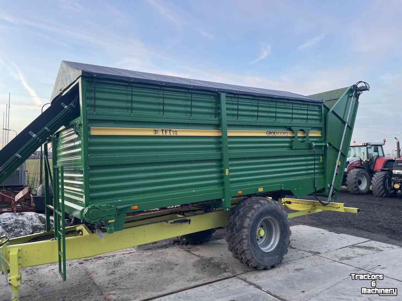 Elevated dumptrailer Schuitemaker Groenoord overlaad wagen   Nieuw ongebruikt