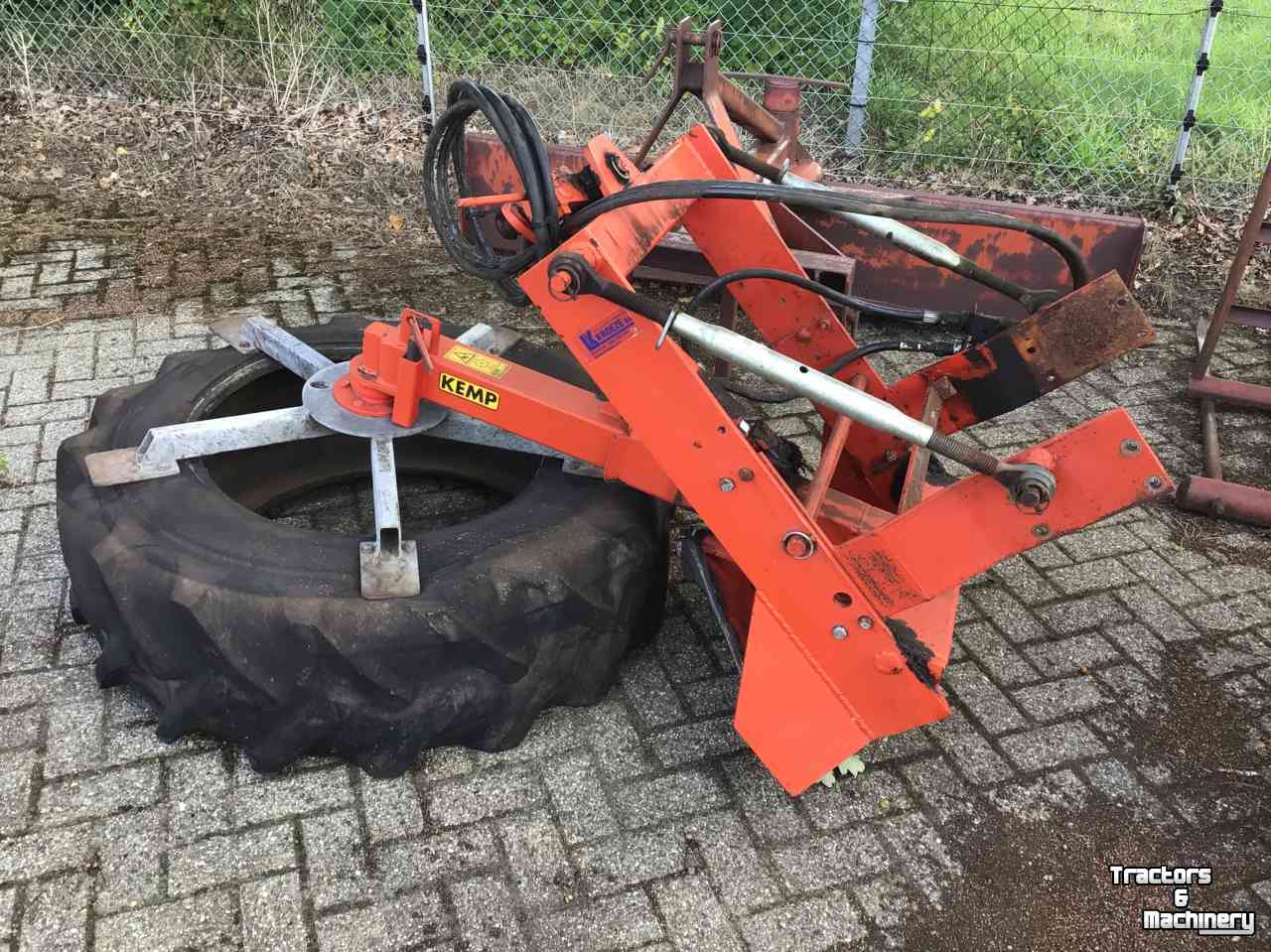 Feed sweeper wheel Kemp Voerband veger