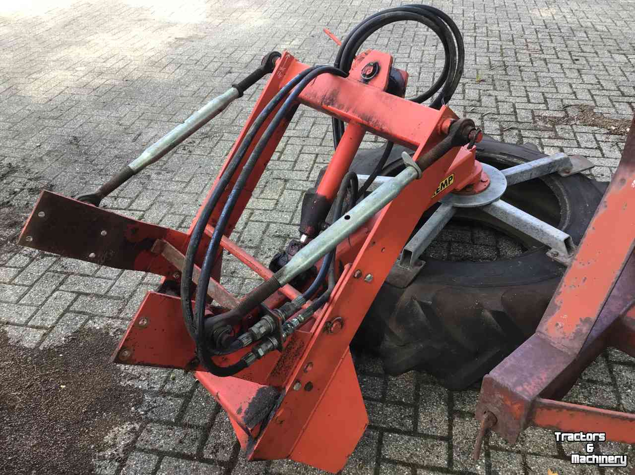 Feed sweeper wheel Kemp Voerband veger