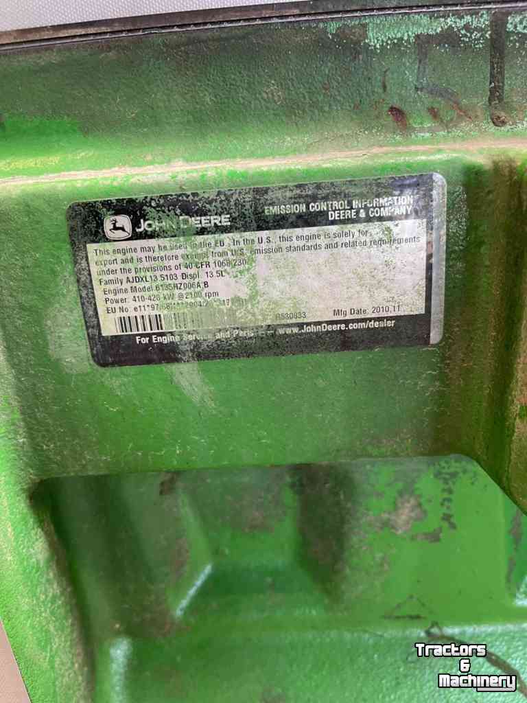 Used parts for forage harvesters John Deere JD6135 Reman motor