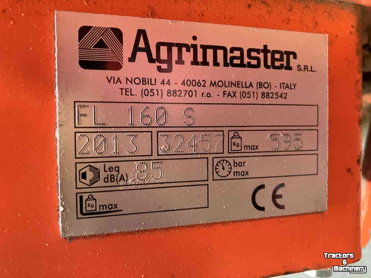Flail mower Agrimaster FL160
