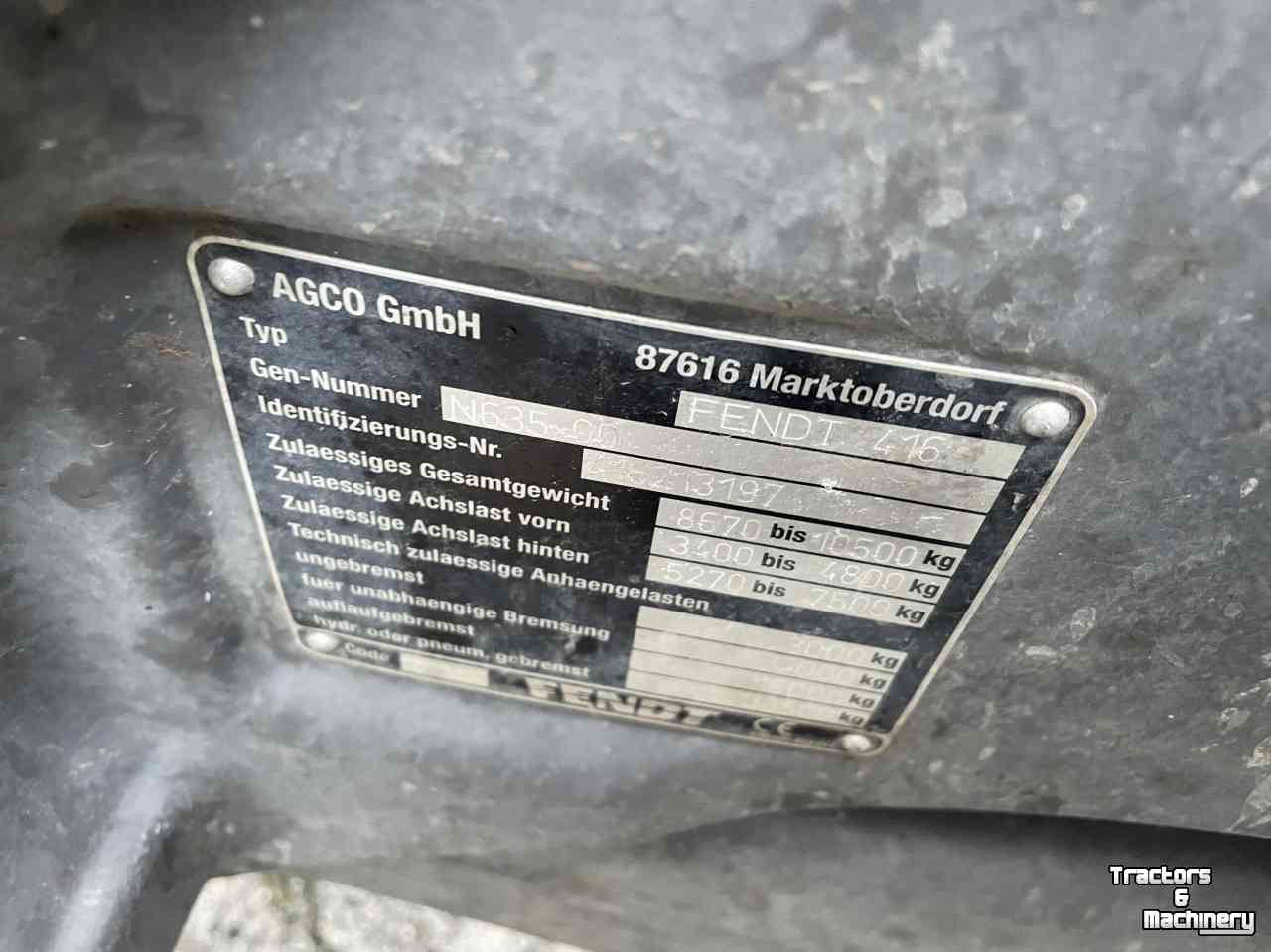 Tractor Fendt 516 Vario Profi TMS