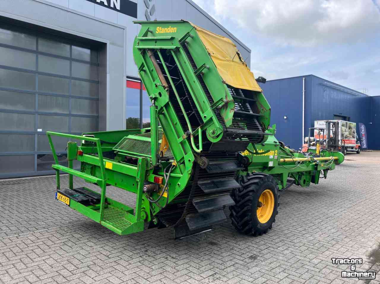 Onion harvester Standen Statesman two ui lader