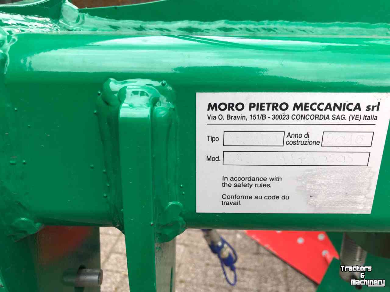 Ploughs  Moro Pietro EVM5 1schaar diepploeg