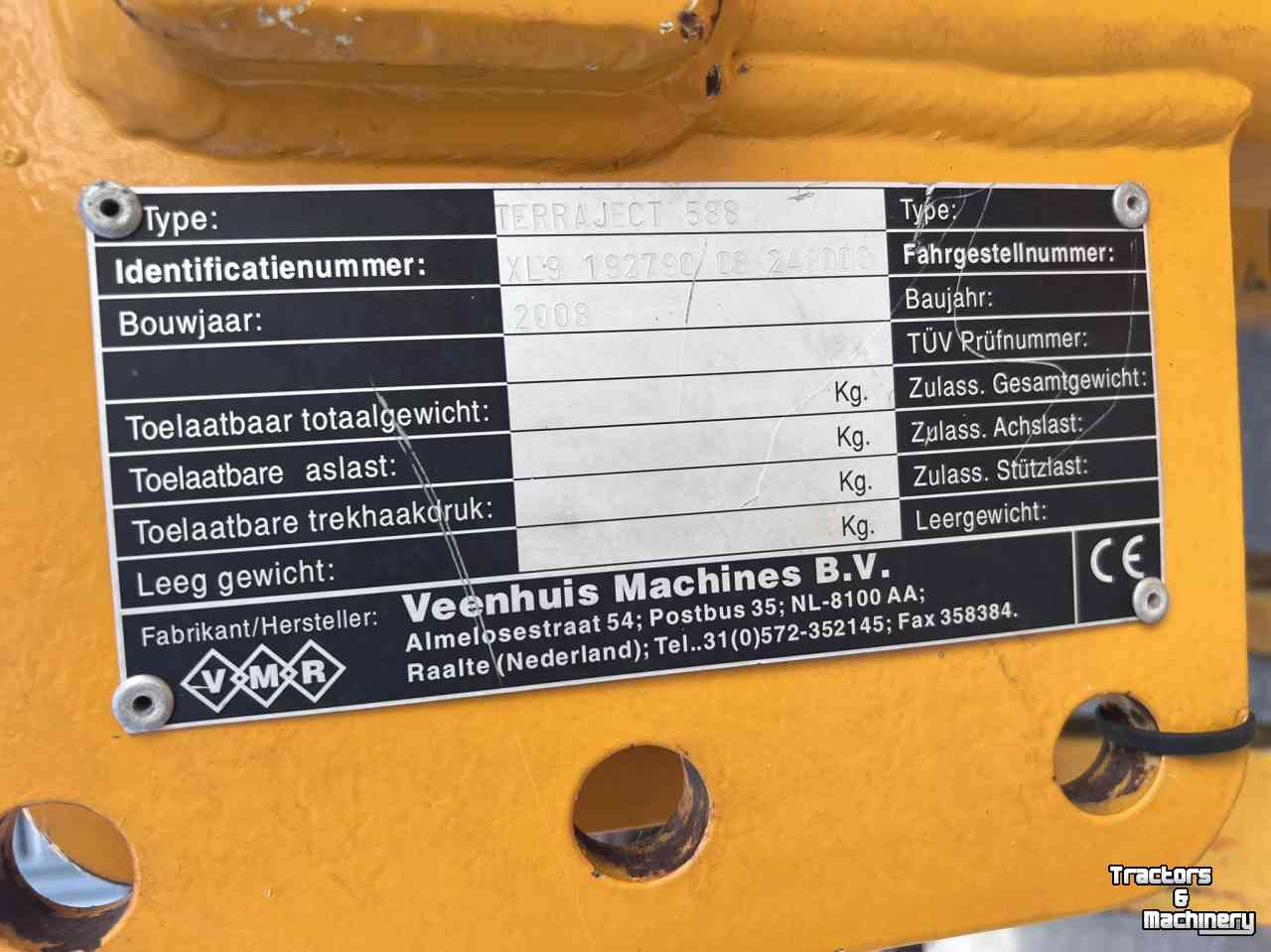 Arable injector Veenhuis Terraject 588