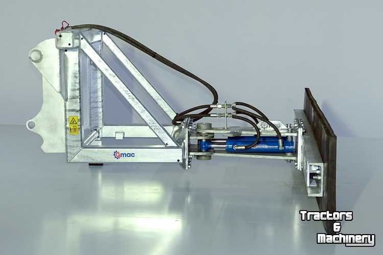 Rubber yard scraper Qmac Module Mestschuif met rubbermat Mailleux aanbouw