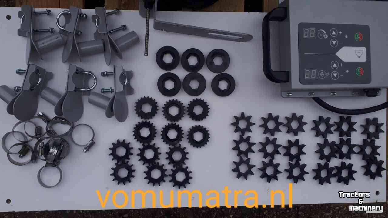 Seed drill  Vomusem eco 145l Luxe en toch voordelige complete set.