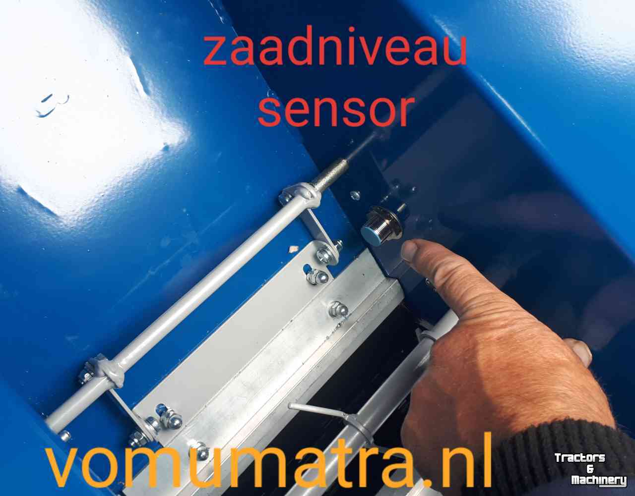 Seed drill  Vomusem eco 145l Luxe en toch voordelige complete set.