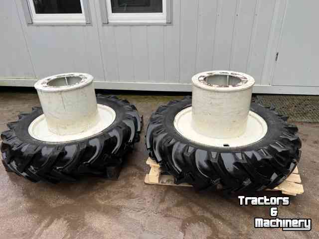 Wheels, Tyres, Rims & Dual spacers BKT 12.4R28