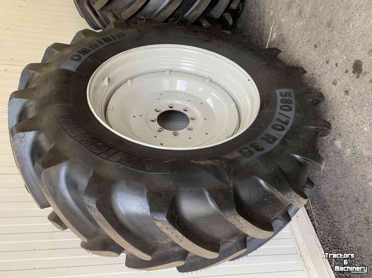 Wheels, Tyres, Rims & Dual spacers Michelin Omnibib 580/70R38 480/70R28